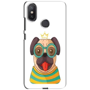 Бампер для Xiaomi Mi A2 Lite с картинкой "Песики" (Собака Король)