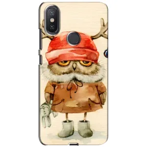 Чехлы с принтом СОВЫ для Xiaomi Mi A2 Lite (Сова в шапке)