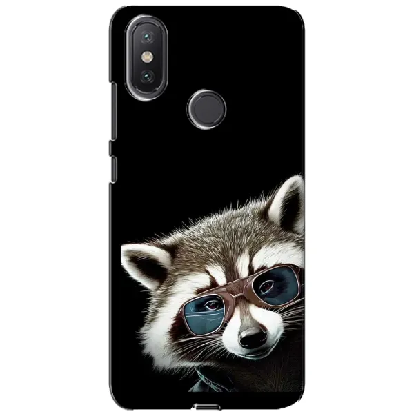 Чехол с рисунком «Стильный Енот» для Xiaomi Mi A2 Lite Чехол с рисунком «Стильный Енот» для Xiaomi Mi A2 Lite