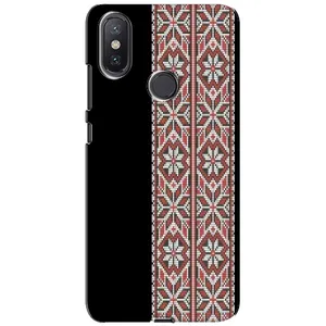 Силіконовый Чохол на Xiaomi Mi A2 Lite з картинкой Вишиванки (Стильна вишиванка)