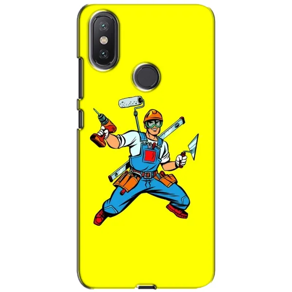 Чехол с рисунком «Строитель» для Xiaomi Mi A2 Lite Чехол с рисунком «Строитель» для Xiaomi Mi A2 Lite