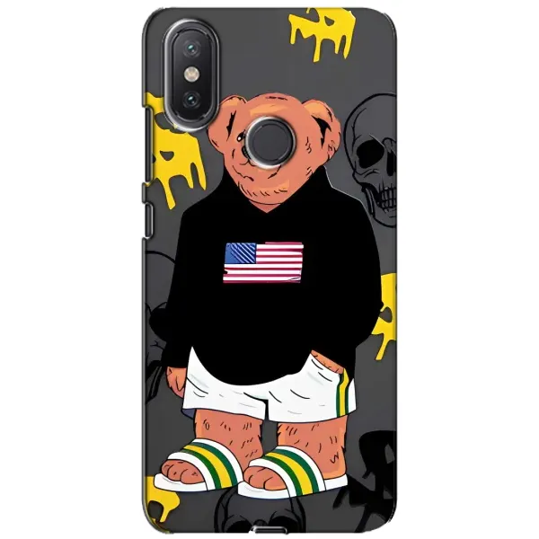 Чехол с рисунком «Teddy USA» для Xiaomi Mi A2 Lite