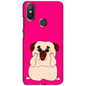 Чехол (ТПУ) Милые собачки для Xiaomi Mi A2 Lite (Веселый Мопсик)