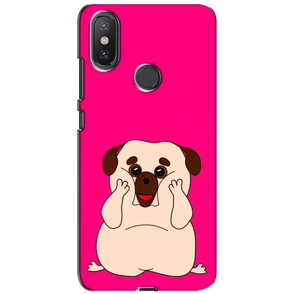Чехол с рисунком «Веселый Мопсик» для Xiaomi Mi A2 Lite Чехол с рисунком «Веселый Мопсик» для Xiaomi Mi A2 Lite