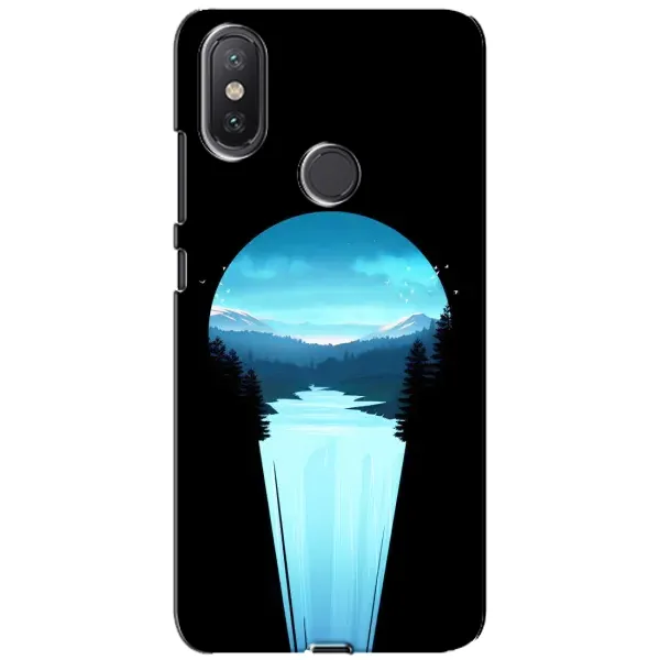 Чехол с рисунком «Синий Водопад» для Xiaomi Mi A2 Lite Чехол с рисунком «Синий Водопад» для Xiaomi Mi A2 Lite