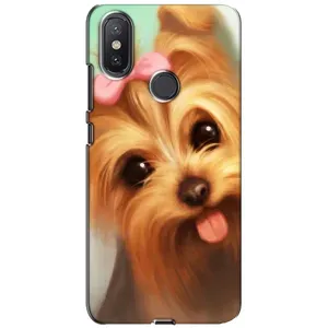 Чехол (ТПУ) Милые собачки для Xiaomi Mi A2 Lite (Йоршенский терьер)