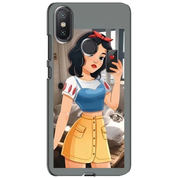 Чехол с рисунком «Белоснежка с телефоном» для Xiaomi Mi A2 Lite