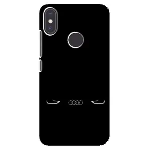 Силіконовий бампер з картинкою машини на Xiaomi Mi A2 (Сілует Audi)