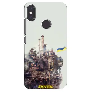 Чехлы на военную тематику для Xiaomi Mi A2 (Азовсталь)