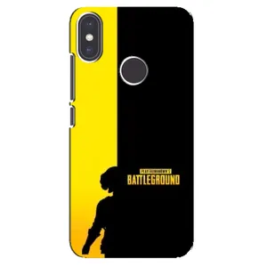 Чохол (TPU) з картинкою "Лого Пабг" на Редмі Мі А2 (Battlegrounds)