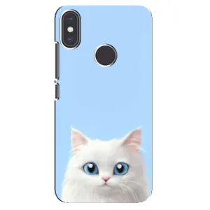 Чехол на тематику: Коты для Xiaomi Mi A2 (Белый кот)