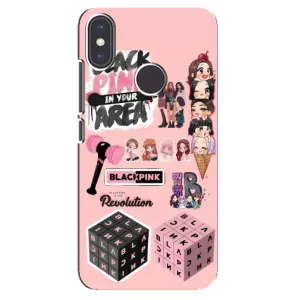 Чохли з картинкою для Xiaomi Mi A2 (BLACK PINK колаж)