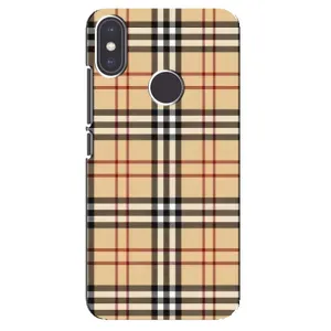 Чохол з Брендами одягу на Редмі Мі А2 (Burberry стиль)