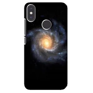 Чохли КОСМОС на Xiaomi Mi A2 (Чорна дира)