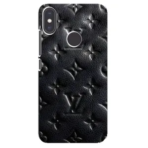 Текстурний Чохол Louis Vuitton для Редмі Мі А2 (Чорний ЛВ)