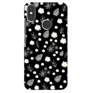 Чехлы с тематикой "ЦВЕТЫ" на Xiaomi Mi A2 (цветение на чорном)