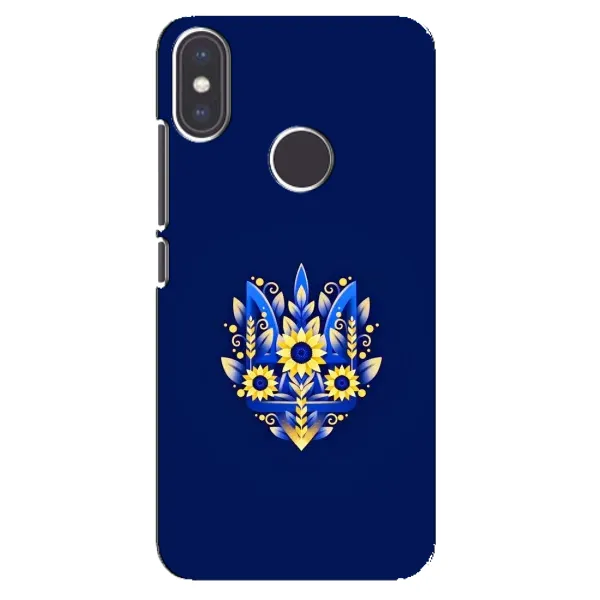 Чехол с рисунком «Цветущий Герб» для Xiaomi Mi A2