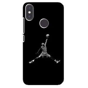 Силіконовый Чохол Nike Air Jordan на Редмі Мі А2 (Джордан)