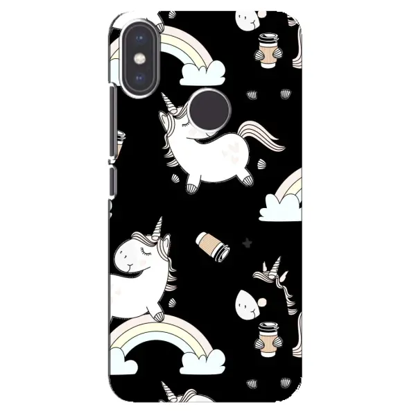 Чехол с рисунком «Единорог с кофе» для Xiaomi Mi A2 Чехол с рисунком «Единорог с кофе» для Xiaomi Mi A2