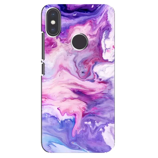 Чехол с рисунком «Фиолетовый мрамор» для Xiaomi Mi A2 Чехол с рисунком «Фиолетовый мрамор» для Xiaomi Mi A2