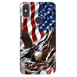 Чехол Флаг USA для Xiaomi Mi A2 (Флаг USA)