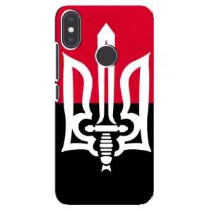Чехлы УПА (Красно-Чёрный) на Xiaomi Mi A2 (Герб Украины)