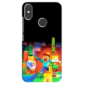 Чохли для Xiaomi Mi A2 (Персонажі МайнКрафт) (Герой Майнкрафт)