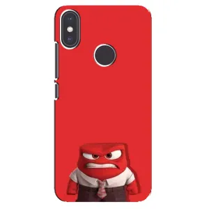 Чехол Головоломка для Xiaomi Mi A2 - (AlphaPrint) (Гнев)