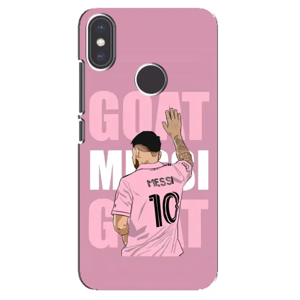 Чехол с рисунком «GOAT MESSI» для Xiaomi Mi A2 Чехол с рисунком «GOAT MESSI» для Xiaomi Mi A2