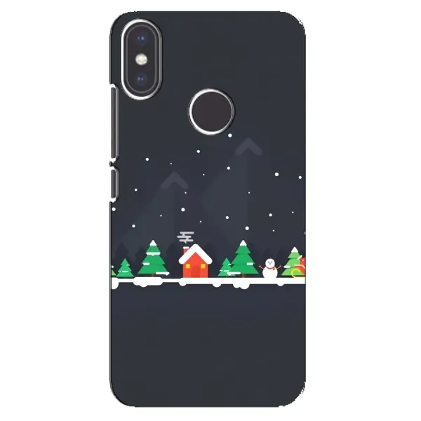 Чехол с рисунком «Город зимний» для Xiaomi Mi A2 Чехол с рисунком «Город зимний» для Xiaomi Mi A2