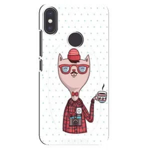 Чехол на тематику: Коты для Xiaomi Mi A2 (Кот аристократ)