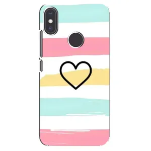 Чехлы с тематикой "Маленькие Сердечки" на Xiaomi Mi A2 (Красивое сердечко)