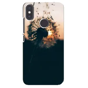 Силиконовый Чехол с одуванчиками на Xiaomi Mi A2 (Красивый одуванчик)