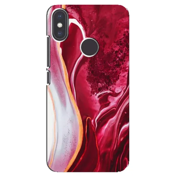 Чехол с рисунком «Красный мрамор» для Xiaomi Mi A2 Чехол с рисунком «Красный мрамор» для Xiaomi Mi A2