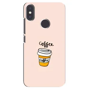 Чехол с изображением вкусной еды для Xiaomi Mi A2 (Кружка кофе)