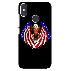 Чохол Прапор USA для Xiaomi Mi A2 (Крила США)