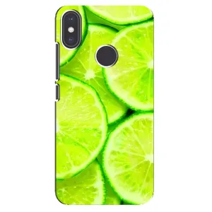 Чехол с изображением вкусной еды для Xiaomi Mi A2 (Лайм)