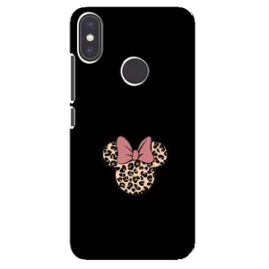 Чехол с леопардовым принтом на Xiaomi Mi A2 (Леопардовая Минни)