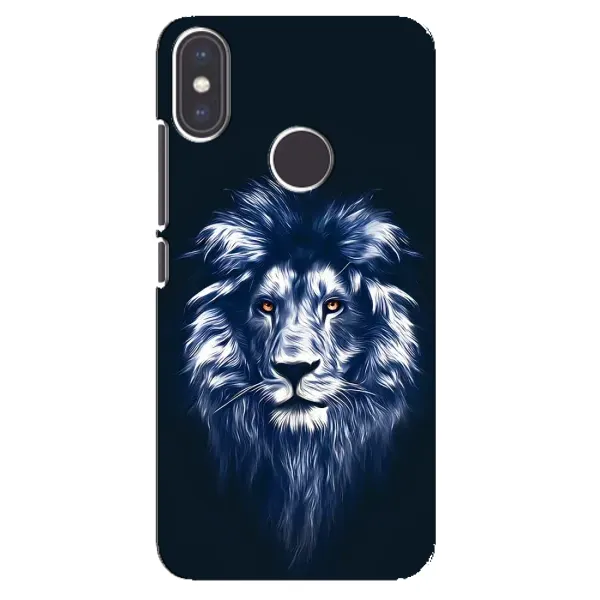 Чехол с рисунком «Лев - синий» для Xiaomi Mi A2 Чехол с рисунком «Лев - синий» для Xiaomi Mi A2