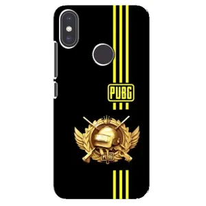 Чохол (TPU) з картинкою "Лого Пабг" на Редмі Мі А2 (Логотип PUPG)