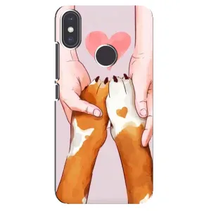 Чехол (ТПУ) Милые собачки для Xiaomi Mi A2 (Любовь к собакам)