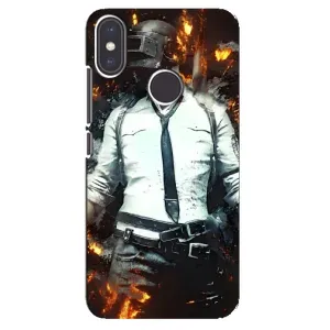 Чохол з картинкою "Герой Pubg" на Xiaomi Mi A2 (Man Пубг)