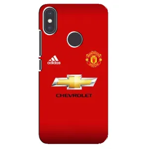 Силиконовые Чехлы принт Футбол на Xiaomi Mi A2 (Man United)