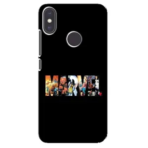 Силіконовий Чохол для Xiaomi Mi A2 (MARVEL)