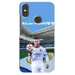 Чехол (TPU) с Футболистом на Xiaomi Mi A2 (Mbappe Real)