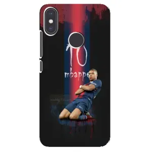 Чехол (TPU) с Футболистом на Xiaomi Mi A2 (MBAPPE 10)