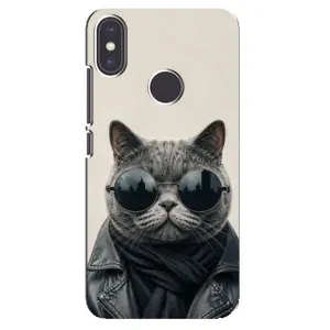 Чехол на тематику: Коты для Xiaomi Mi A2 (Модный кот)