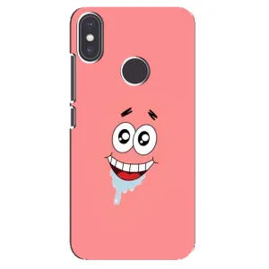 Чехлы с Патриком на Xiaomi Mi A2 (Мордочка Патрика)