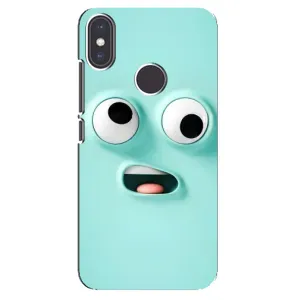 Чохли (ТПУ) (смішні стікери) для Xiaomi Mi A2 (Кумедне м'ятне обличчя)