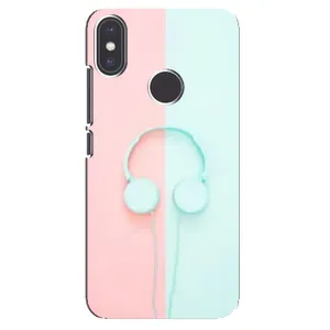 Девчачий Чехол для Xiaomi Mi A2 (Наушники)